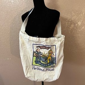 Good Foods Portland Maine Tote bag Canvas crossbody